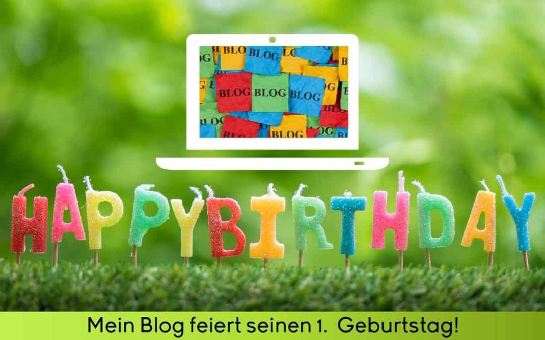 Jetzt wirds bunt – Mein Blog feiert seinen 1. Geburtstag
