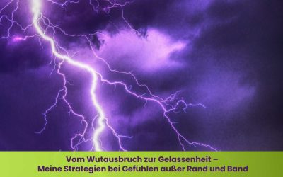 Vom Wutausbruch zur Gelassenheit – Meine Strategien bei Gefühlen außer Rand und Band