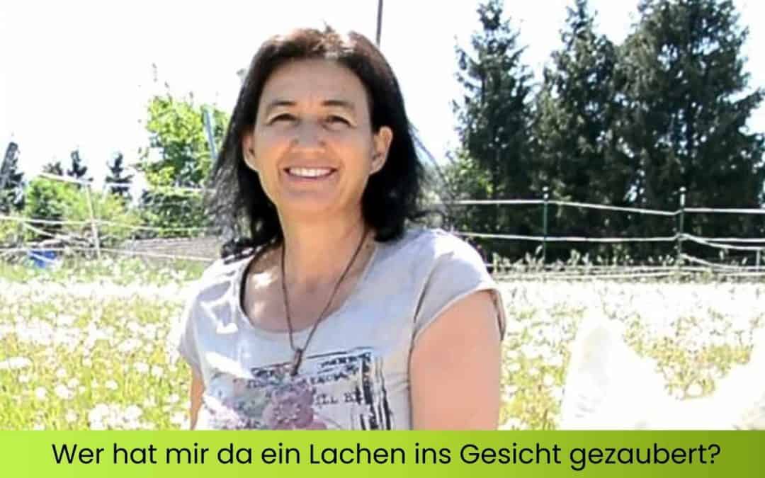 Wer hat mir da ein Lachen ins Gesicht gezaubert?